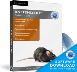 Rattenscout Züchter Edition,Rattenzucht Software,EDV,Stammbaum,Paarung,Ahnen,EDV - Bild 1 von 1