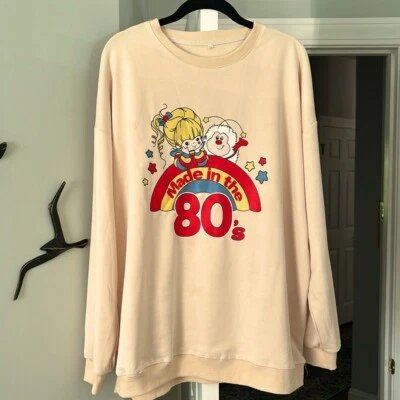 Sudadera para mujer Rainbow Bright XXL años 80 Foto 1 de 4