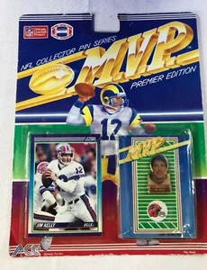 Jim Kelly Buffalo Bills Collector Pin Series MVP Premier Edition NFL da collezione - Foto 1 di 5