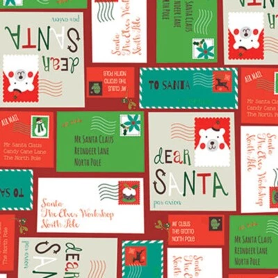 Letters to SANTA Tissue Paper  # 414 ... 10 Large Sheets ... Christmas - Image 1 of 2