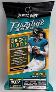 2022 Panini Prestige Football Jumbo Hanger Pack HUGE 60 Fat Pack Sealed RC Auto? - Picture 1 of 1