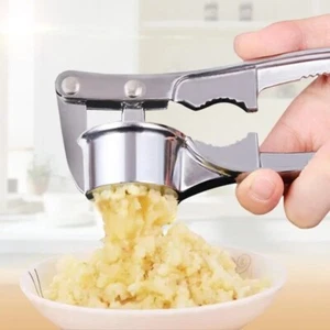 Garlic Press Crusher Squeezer Masher Mincer Stainless Steel Manual Kitchen Tool - Picture 1 of 7