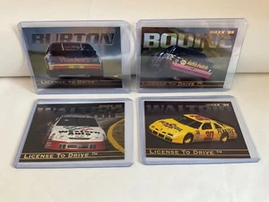 Lot 4 License To Drive 1995 MAXX NASCAR Darrell/Michael Waltrip LTD 12 8 13 11 - Picture 1 of 4