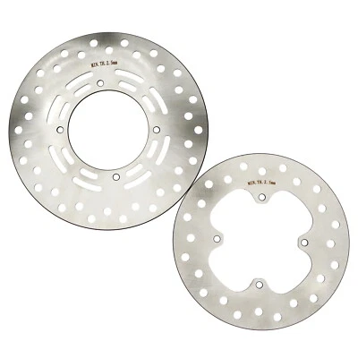 Front & Rear Disc Brake Rotors for Honda CR85R CR85RB 2003 2004 2005 2006 2007 - Image 1 of 2