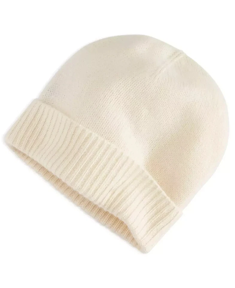 [Charter Club] Gorro con puños 100 % cachemir - Talla única - Nuevo - Lanzado 2024 Foto 1 de 1