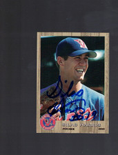 Silas Harris Vermont Expos Signed 1999 Grandstand Card W/Our COA