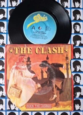 The Clash Rock The Casbah Australia PS 1982 45 7" Vinyl - Image 1 of 4