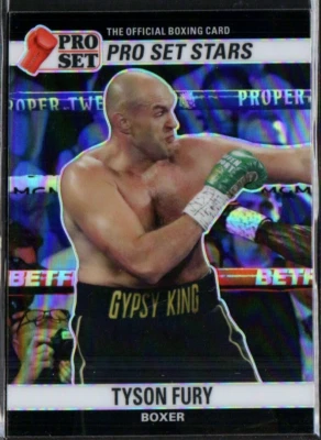 2021 Leaf Pro Set Metal Stars Black Prismatic SP/15 Tyson Fury #05 - Image 1 of 2