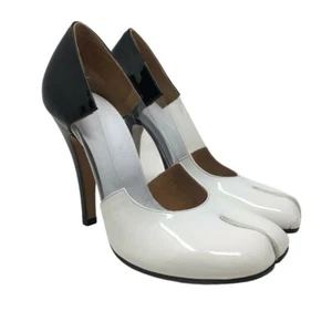 MAISON MARGIELA Patent Leather with Clear Panel Tabi Pumps - UK 4/EU 37 - Picture 1 of 11