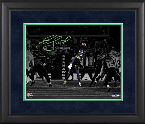 Geno Smith Seattle Seahawks Framed 11" x 14" Spotlight Photograph Cover