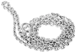 Collar Noira Antiguo Ennegrecido 45 cm Plata 925 Joyería - NUEVO - Imagen 1 de 1