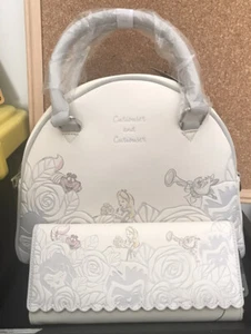 Conjunto Cartera Cartera Loungefly Disney Alicia en el País de las Maravillas Grabada Nuevo con Etiquetas - Imagen 1 de 1