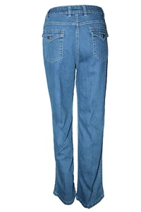 Westport Denim Damengröße 8 Klappe Knopf Tasche Bootcut Stretch Jeans 31 Schrittlänge - Bild 1 von 12