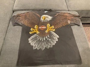 Vintage 1993 Harley Davidson Screaming Eagle T-Shirt RARE Size XL Wisconsin - Picture 1 of 14