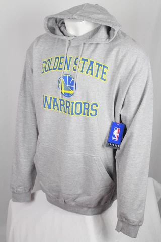 Fanatics Men's Golden State Warriors Hoodie Sweatshirt 3XL Heather Grey Cover