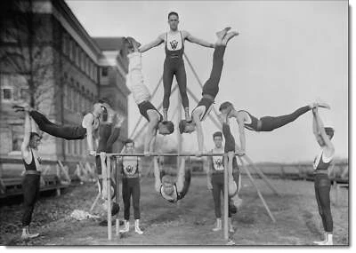 Doodlecards Blank Birthday Card No Words Gymnastics - Image 1 of 4