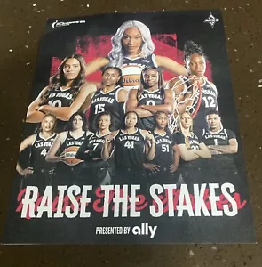 Las Vegas Aces WNBA Poster From 9/22/24 vs Seattle Storm 4 Total Pages BrandNew! - Picture 1 of 3