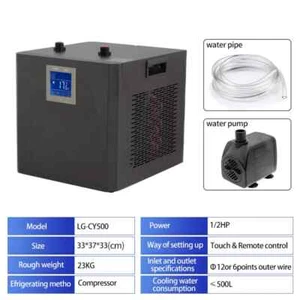 Refrigeratore vasca pesci piccolo mini acquario silenzioso freddo e caldo speciale LG-CY500 - Foto 1 di 14
