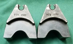 Burndy 654 P654 Index Adapter Hydraulic Crimper Compression Tool Die  ! h - Picture 1 of 2