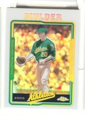 2005 Topps Chrome REFRACTOR Mark Mulder VERY TOUGH other singles available