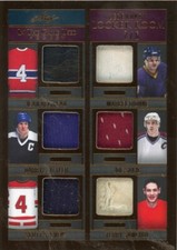 2023 IN THE GAME USED HOCKEY LEGENDARY LOCKER ROOM #2/6 (6) RELICS SEE LIST!!!