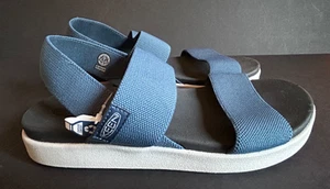 Keen Elle Back Strap Blue Stretch Comfort Eco Friendly Sandal Women's Size 8.5 - Picture 1 of 9
