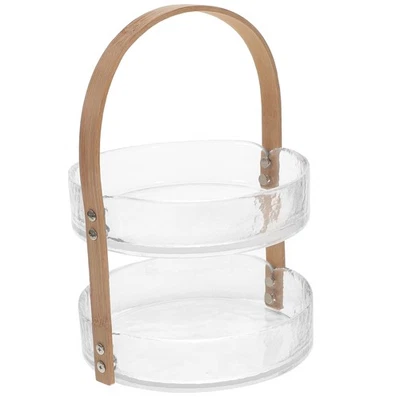  Serviertablett Mit Henkel Trockenobsttablett Party-Serviertabletts - Bild 1 von 4