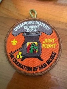 Boy Scouts Chesapeake District Klondike 2014 Patch, Baltimore Area Council - Picture 1 of 4
