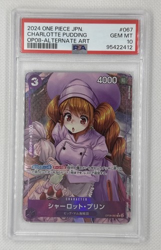 PSA 10 Charlotte Linlin OP08-069 Alt Art One Piece Card Japanese