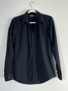 Paul Jones Shirt Men’s S Black Button Up Long Sleeve - Picture 1 of 4