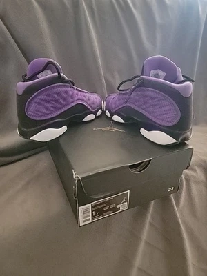 Size 1 (Y) - Jordan 13 Retro Mid Purple Venom 2023 - Изображение 1 из 2