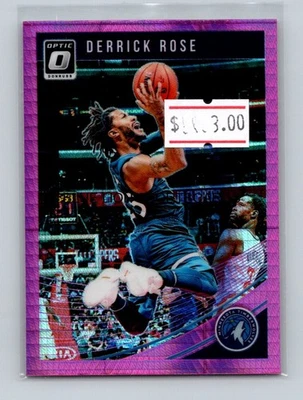 2018-19 Donruss Optic Hyper Pink #125 Derrick Rose - Image 1 of 2