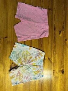 2 Pairs Girls Size 7 Nautica Shorts - Pink & Multi-color (As Pair Or Separate) - Picture 1 of 6