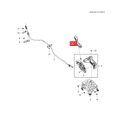OE Gear Shift Lever Knob for Buick Envision 2016-2018 23286909 - Image 1 of 2
