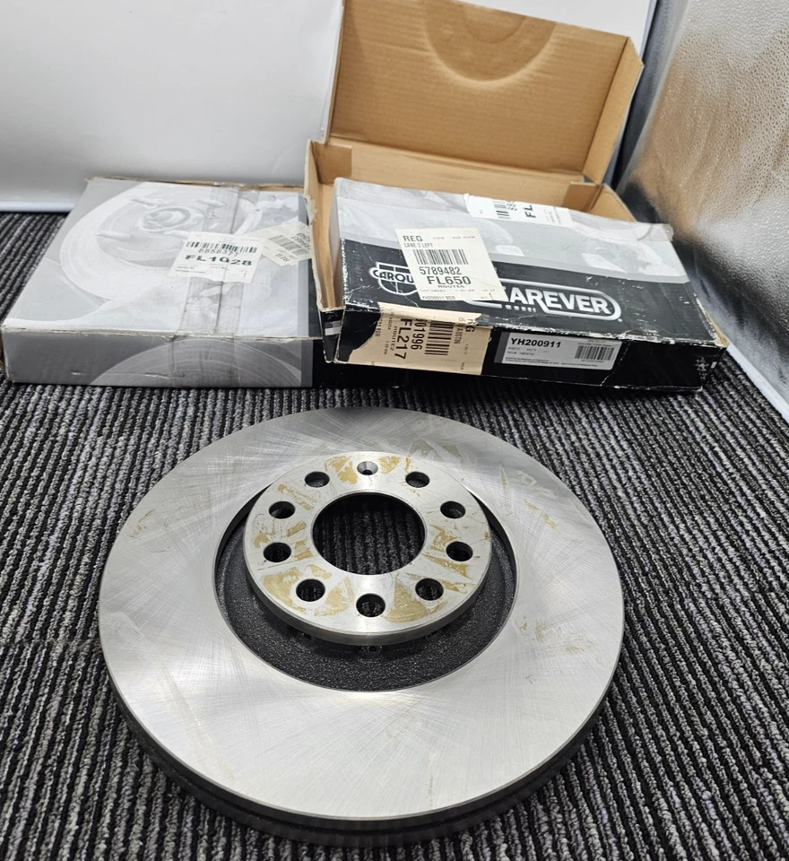 (QTY 2) For Audi A8 Quattro 97-00 A6 Quattro 98-04 Brake Disc Rotor YH200911 - Image 1 of 4