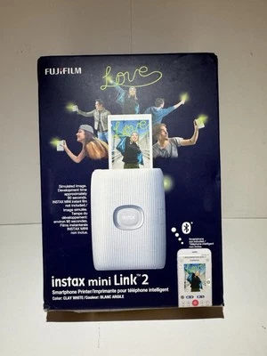 Fujifilm - Instax Mini Link 2 Wireless Smartphone Photo Printer - (White)   - Image 1 of 4