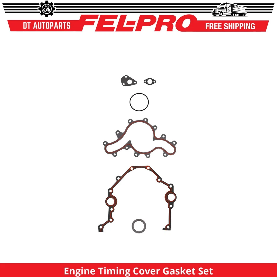 For 2001-2004 Mazda B4000 4.0L V6 Engine Timing Cover Gasket Set Fel-Pro 2002 - Image 1 of 1