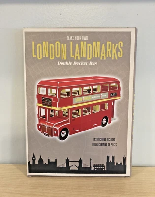 DOUBLE DECKER BUS Paper Kit 66pc Foamcard model London Landmarks by ROUTEMASTER - Image 1 of 4