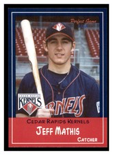 2002 Perfect Game Cedar Rapids Kernals #13 JEFF MATHIS Cedar Rapids Kernels