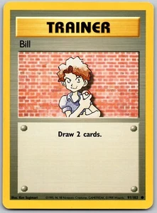 Bill 91/102 Common Base Set 1999 WOTC Pokemon Karte - Bild 1 von 2