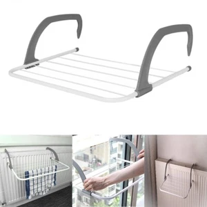 5 Bar Heizkörper klappbar Belüfter Handtuchhalter Kleidung Trockner Trocknungsgestell Schiene 3M - Bild 1 von 9
