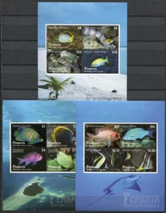 Penrhyn 2012 Fische Fishes Poissons Pesci Meerestiere Blocks 102-104 MNH - Picture 1 of 1