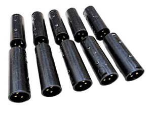 8 Pcs 3 Pin XLR Male to Male Adapter, XLR 3 Pin Male to 3 Pin Male - Picture 1 of 2