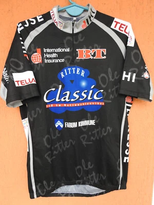 Nalini Cycling Jersey Ritter Classic IHI Rejse BT Shirt Black Made in Italy (L) - Image 1 of 4
