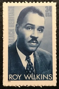 2001 Scott #3501 34¢ - ROY WILKINS - CIVIL RIGHTS LEADER - Single Stamp - MNH - Picture 1 of 1