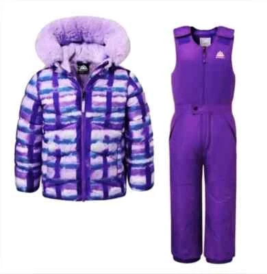 Snozu 2 Piece Snow Suit Set Jacket With Bib Pant Fleece Lined (Boys/Girls) , col - Image 1 of 4