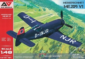 A&A Models 4811 Messerschmitt Me.209V1 (Speed Record) Prototyp, Maßstab 1/48 - Bild 1 von 12