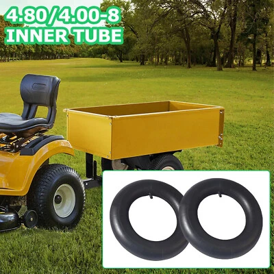 2 X Heavy Duty Inner Tube 480/400-8 4.80/ 4.00-8 4.00-8.10x8 TR13 Straight Stem - Image 1 of 4