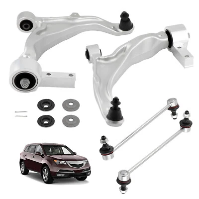 Front Control Arm Ball Joint Sway Bar Link Kit LH RH For Acura MDX ZDX 2007-2013 - Image 1 of 4