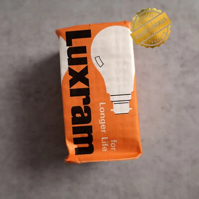 4x Luxram 100W Pearl 240V Vintage Retro B22 Bulbs - Made in England - Image 1 of 4